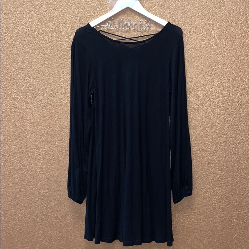 ASOS long sleeve slit dress